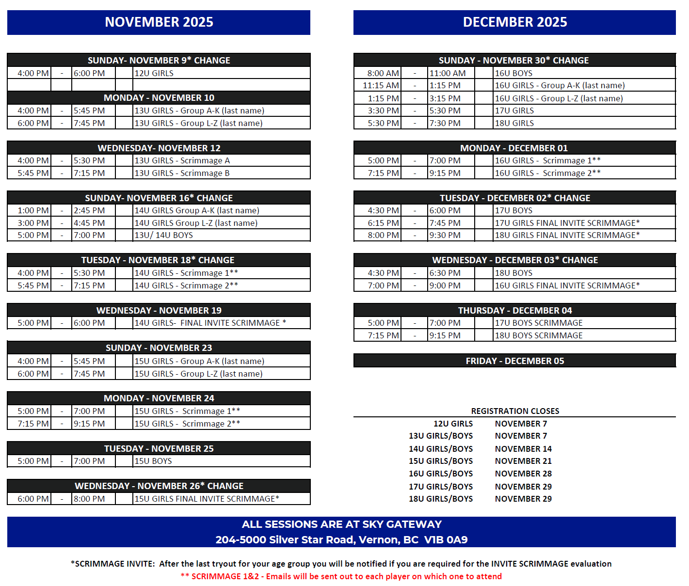 2026 SKY Club Tryouts 20251124